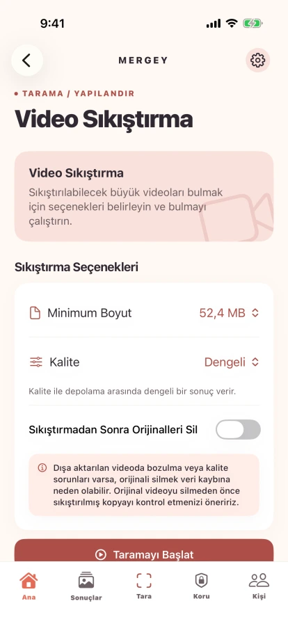 Mergey Marketing 2K simülatöründe video sıkıştırma tamamlandı ekranı